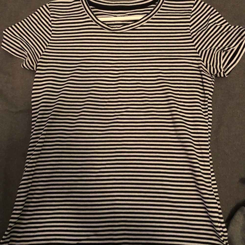 Black and white striped T-shirt